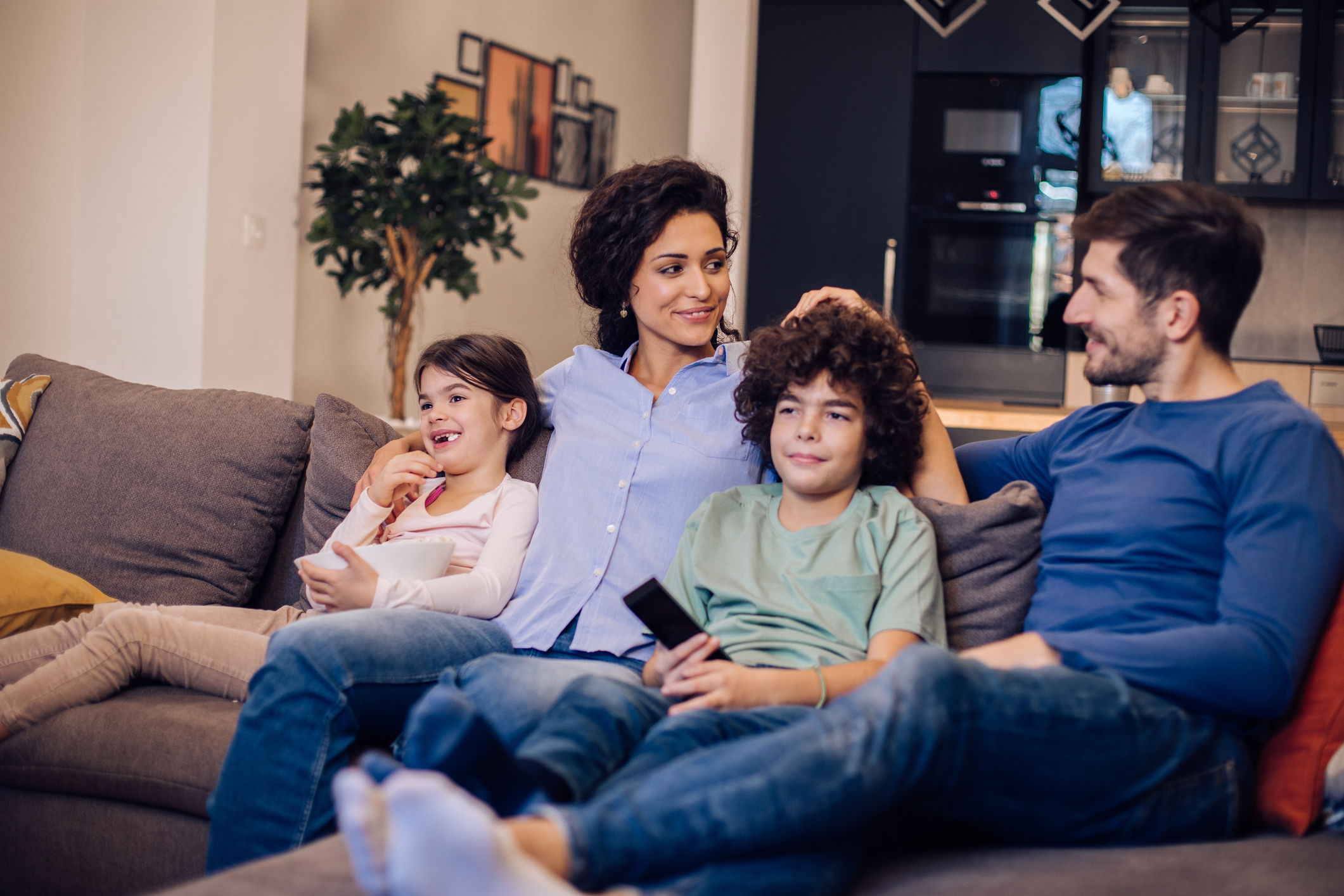 Family Laughing