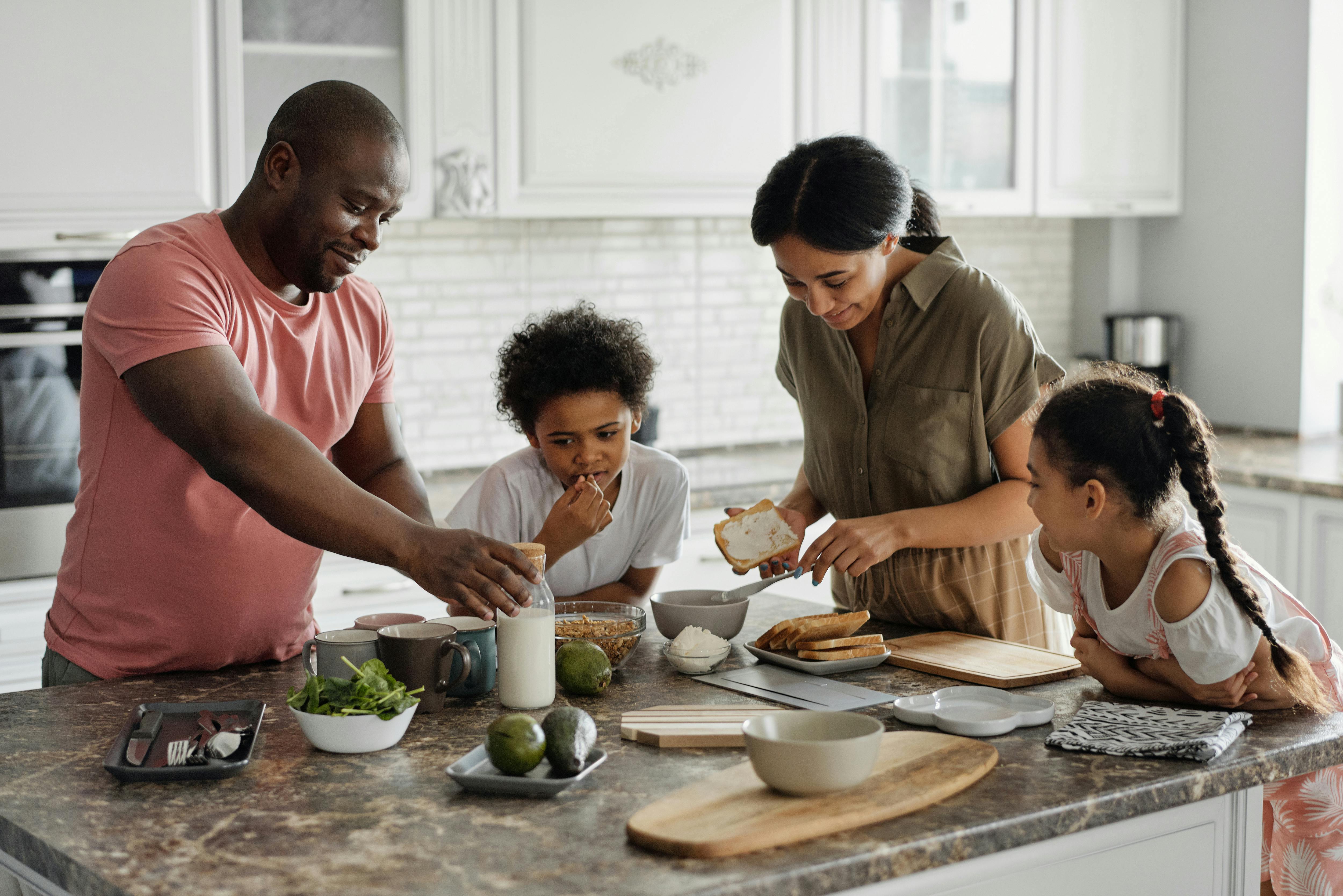 Family enjoying time in their IRT Living home