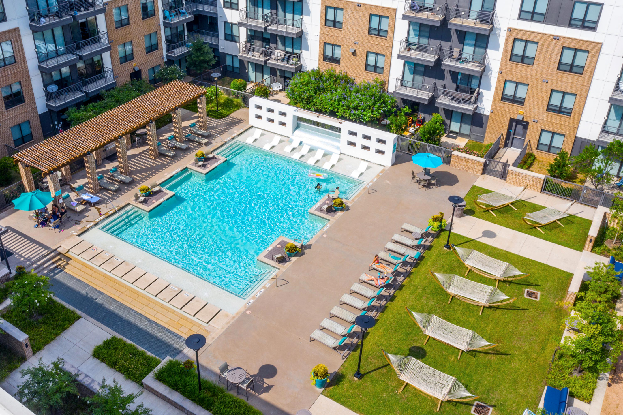 Resort style pool at property