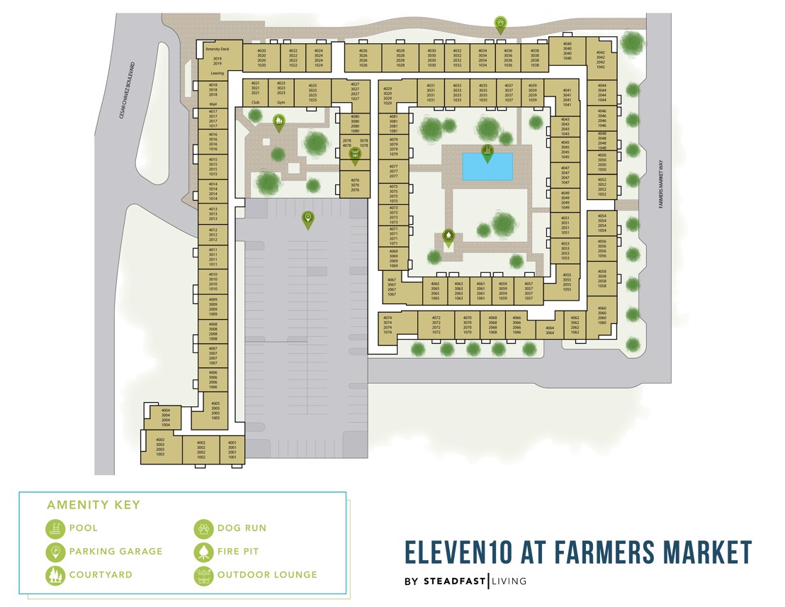 Eleven10 at Farmers Market - Community Map