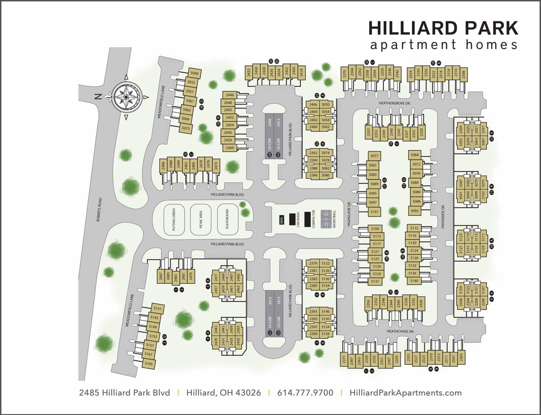 Hilliard Park - Community Map