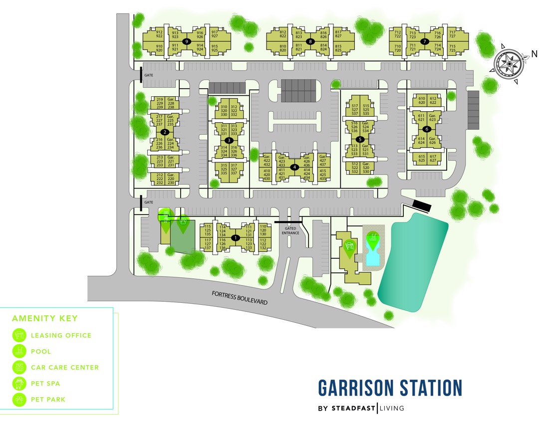 Garrison Station - Community Map