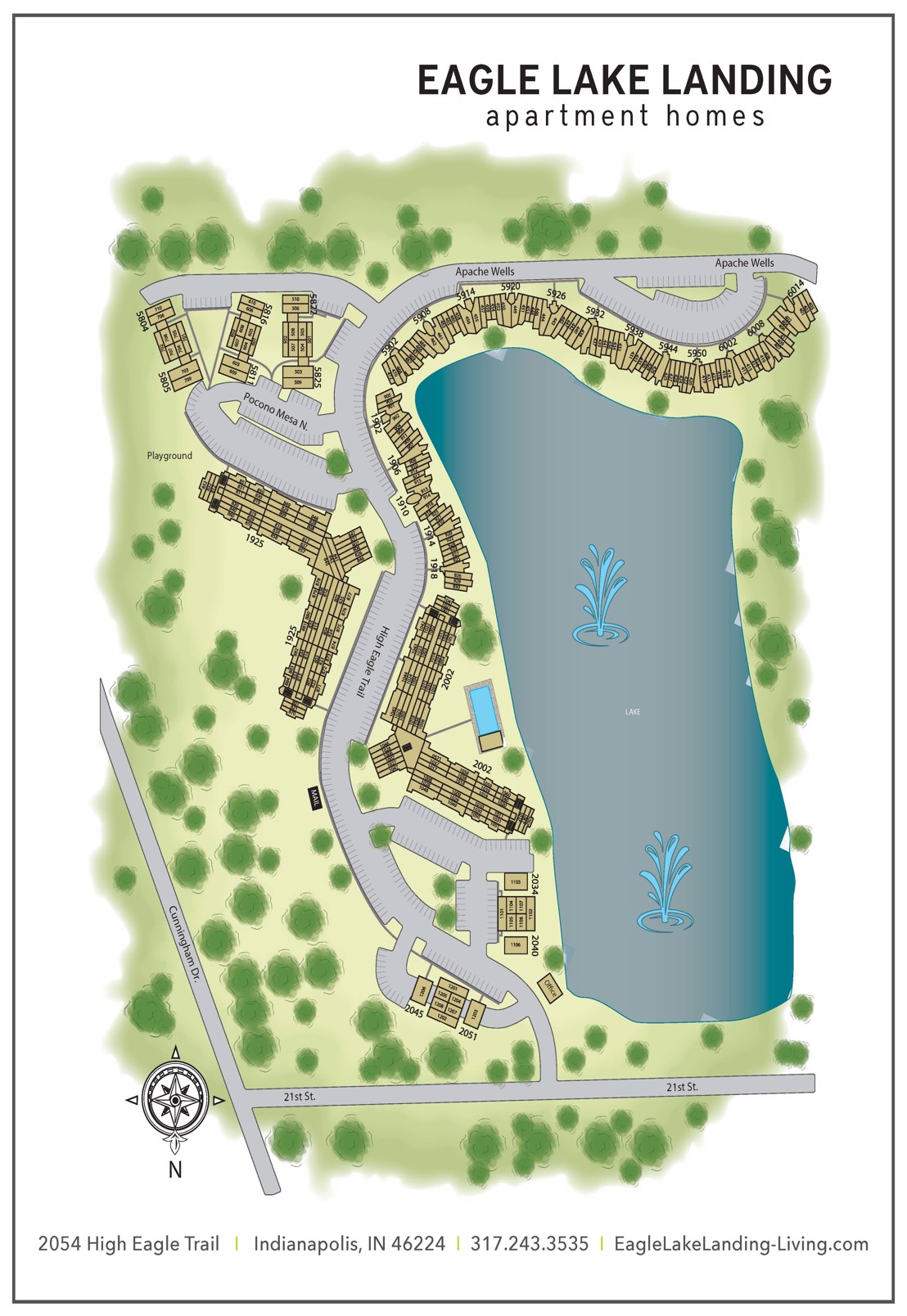 Eagle Lake Landing - Community Map
