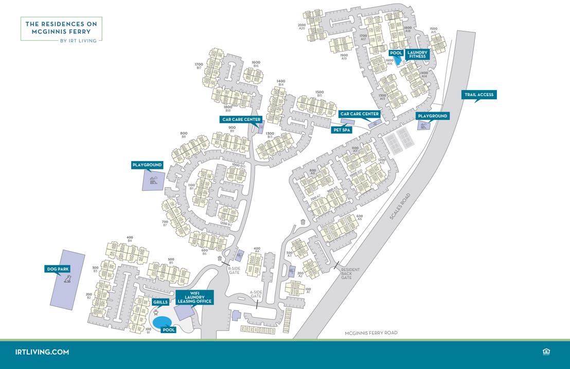 The Residences on McGinnis Ferry - Community Map