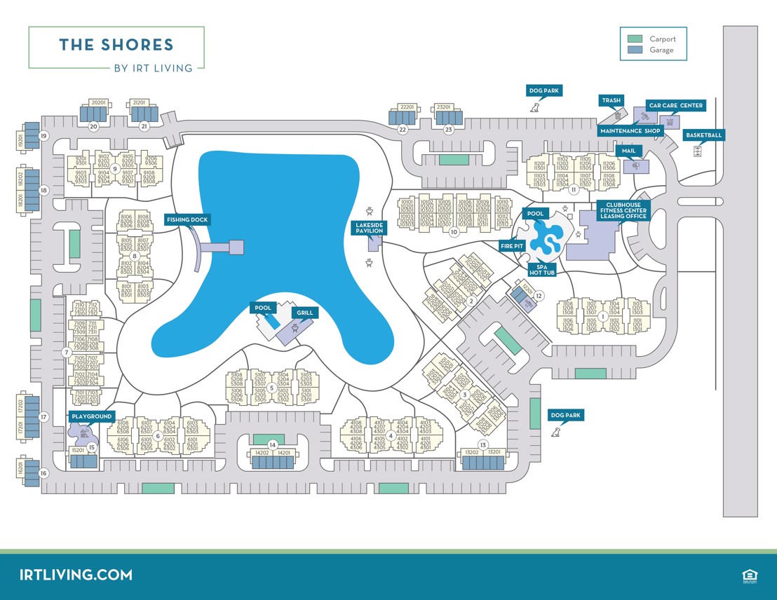 The Shores - Community Map