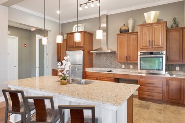 The Retreat at Hamburg Place - Clubhouse Kitchen