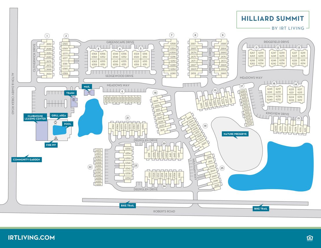 Hilliard Summit - Community Map