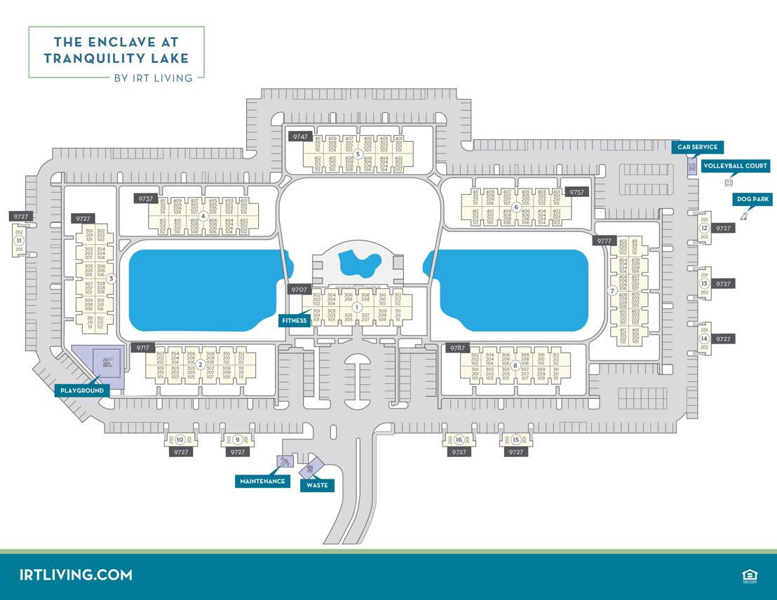 The Enclave at Tranquility Lake - Community Map