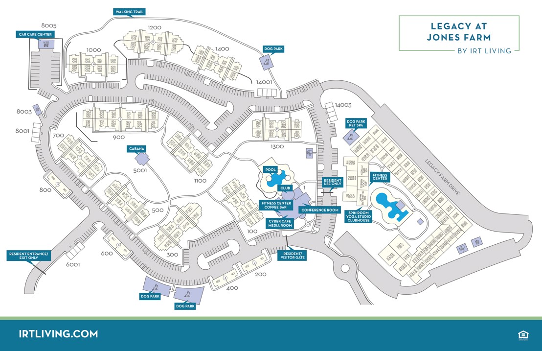 Legacy at Jones Farm - Community Map