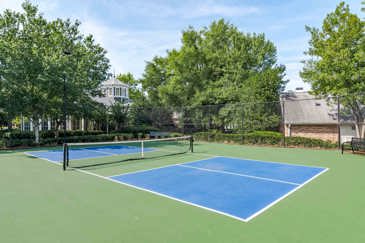 Private tennis court