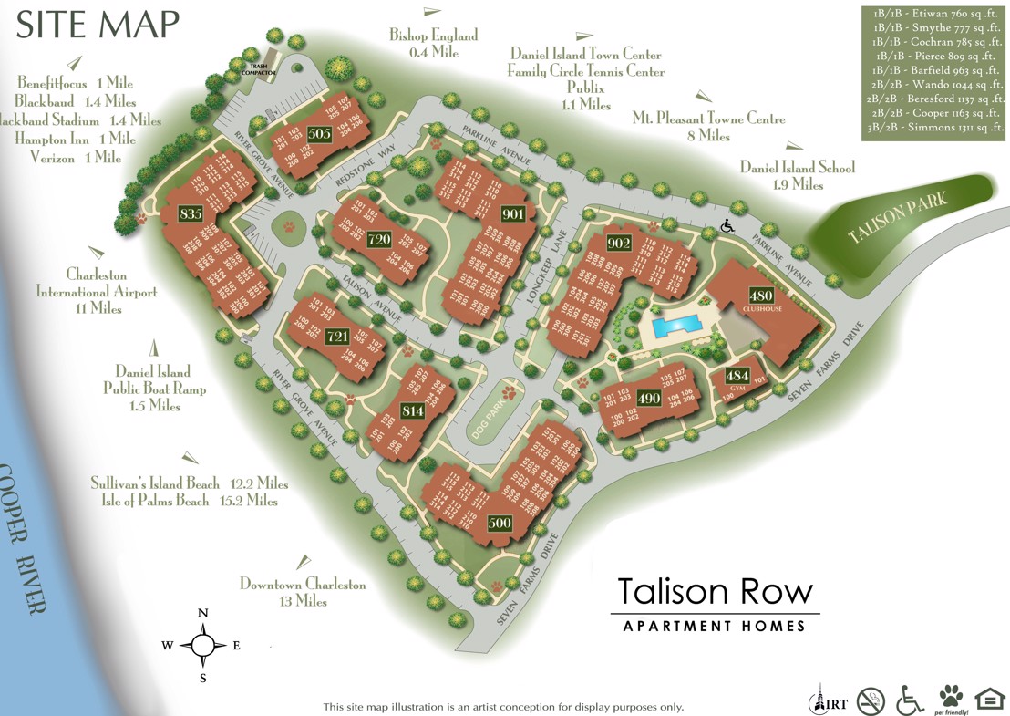 Talison Row - Community Map