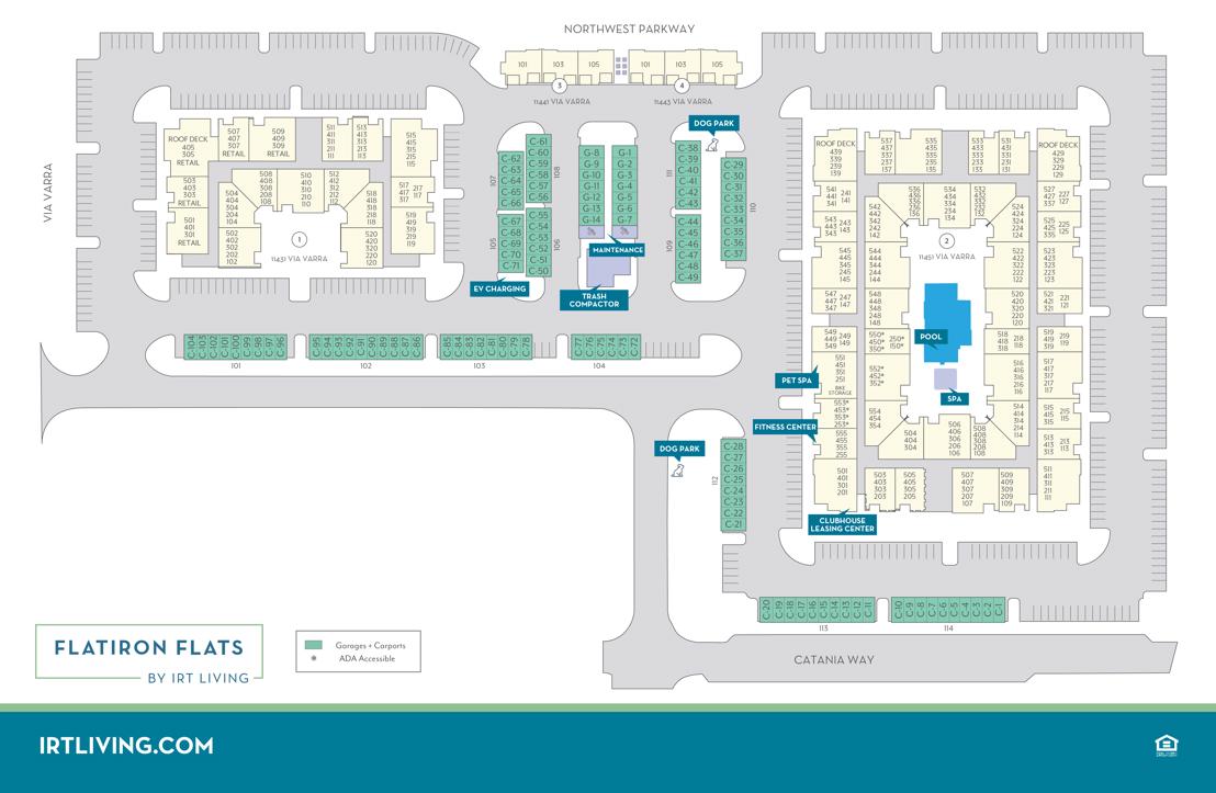 Flatiron Flats - Community Map