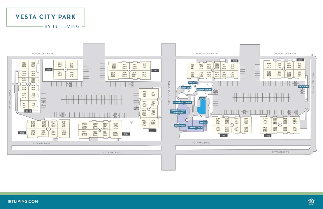 Vesta City Park - Community Map