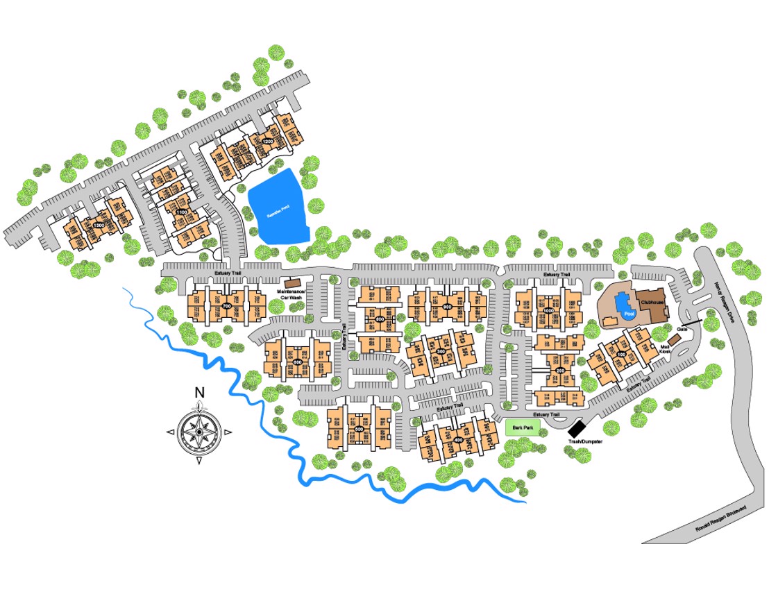Waterstone at Big Creek - Community Map