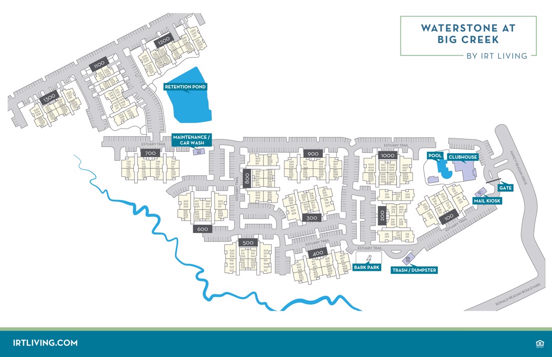 Waterstone at Big Creek - Community Map