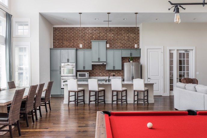 The clubhouse at Talison Row, providing residents with a communal space for socializing and events.