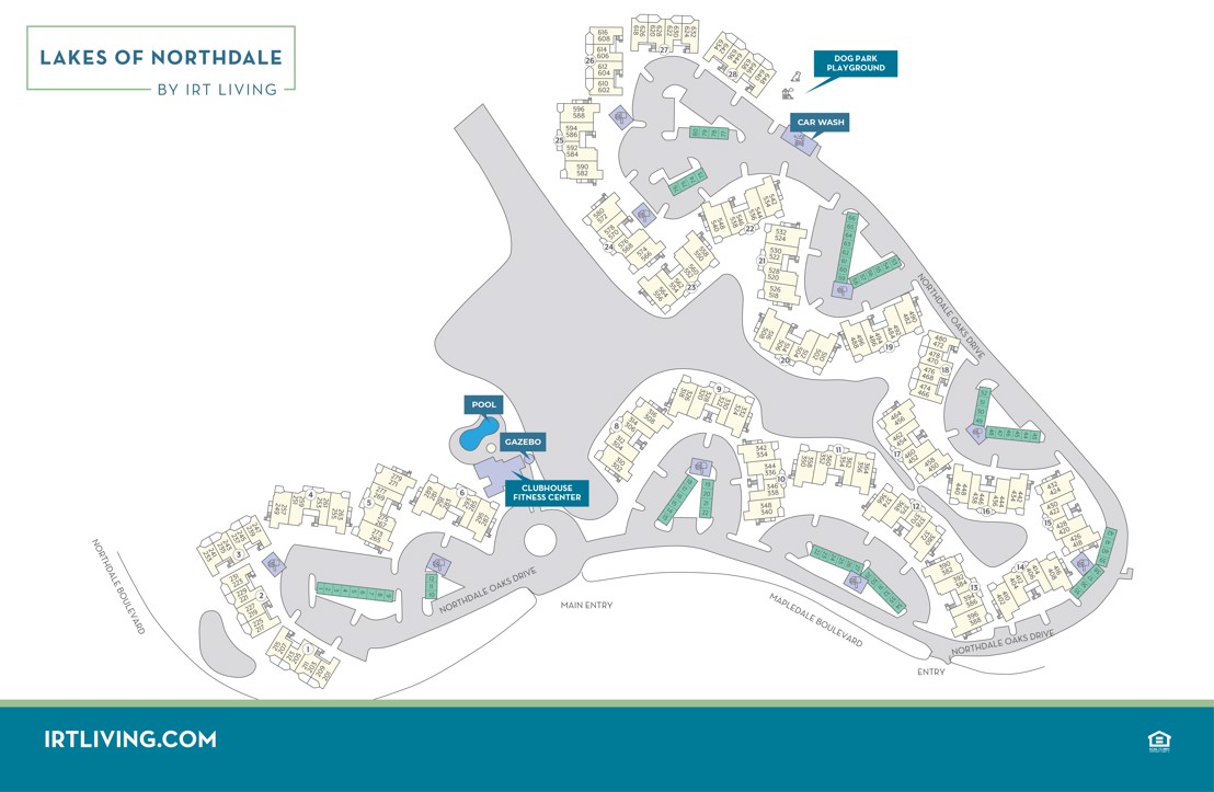 Lakes of Northdale - Community Map