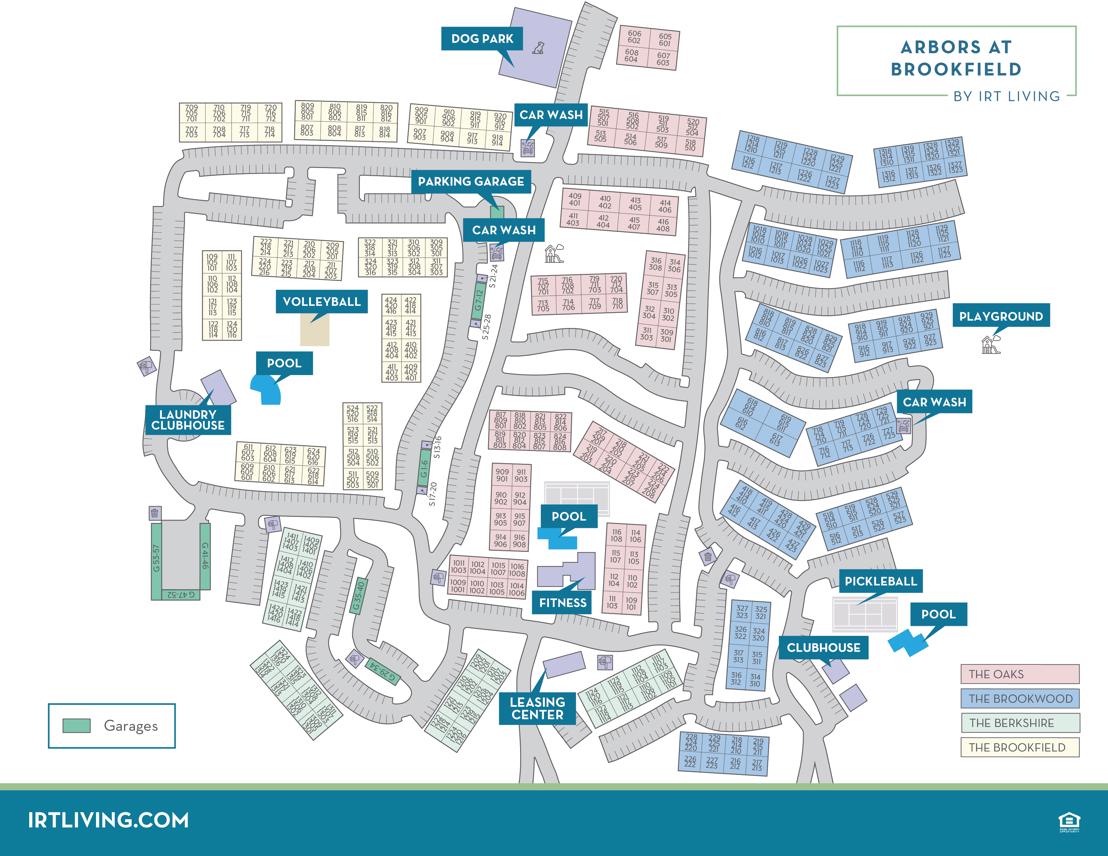 Arbors at Brookfield - Community Map