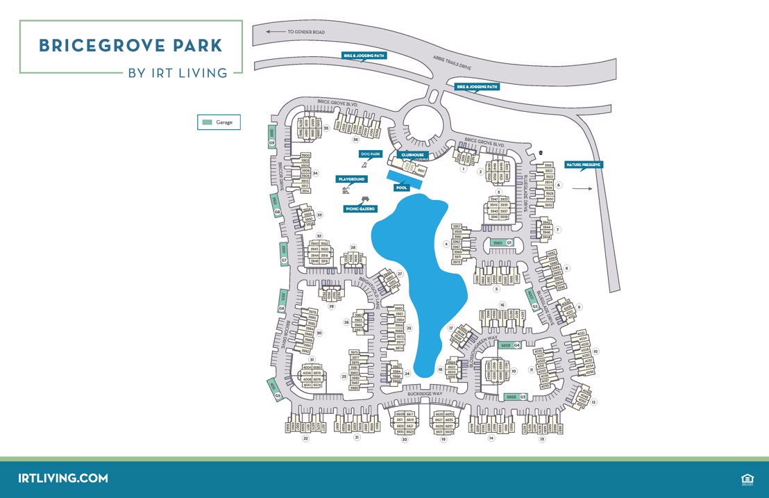 BriceGrove Park - Community Map