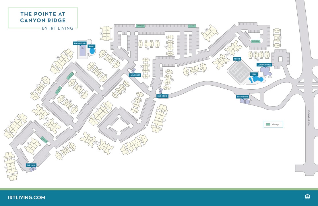 The Pointe at Canyon Ridge - Community Map