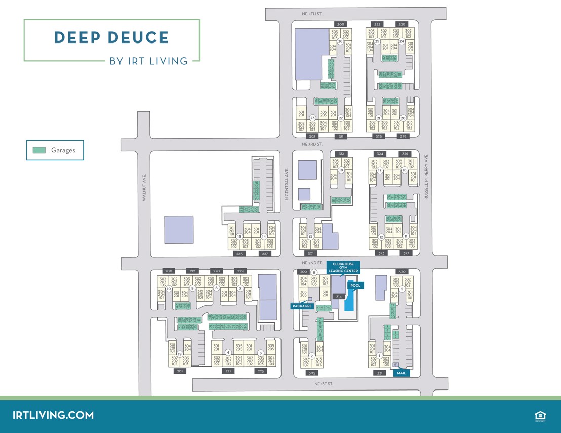 Deep Deuce at Bricktown - Community Map
