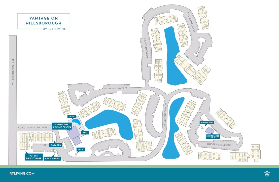 Vantage on Hillsborough - Community Map