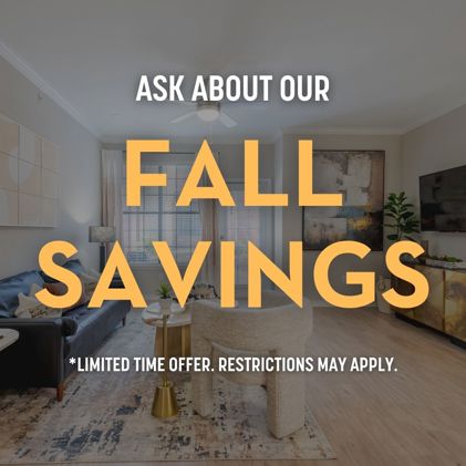 Fall Savings Graphic