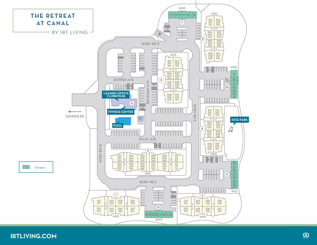 The Retreat at Canal - Community Map