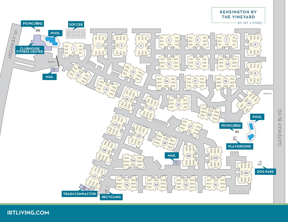 Kensington by the Vineyard - Community Map