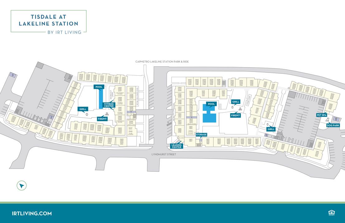 Tisdale at Lakeline Station - Community Map