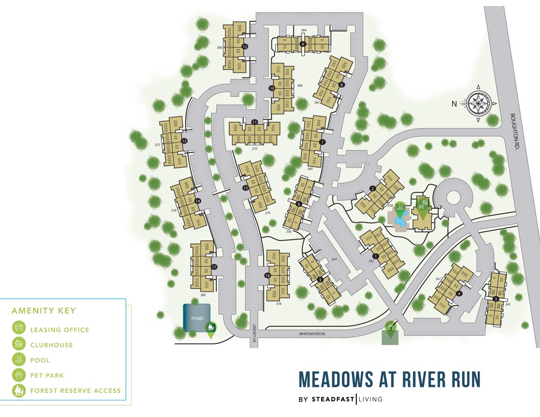 Meadows at River Run - Community Map