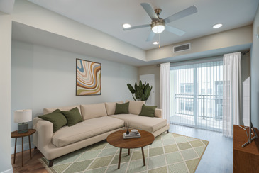 Flatiron Flats - Living Room