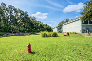 Private off leash dog park at The Enclave at Tranquility Lake, for residents to care for their fur babies