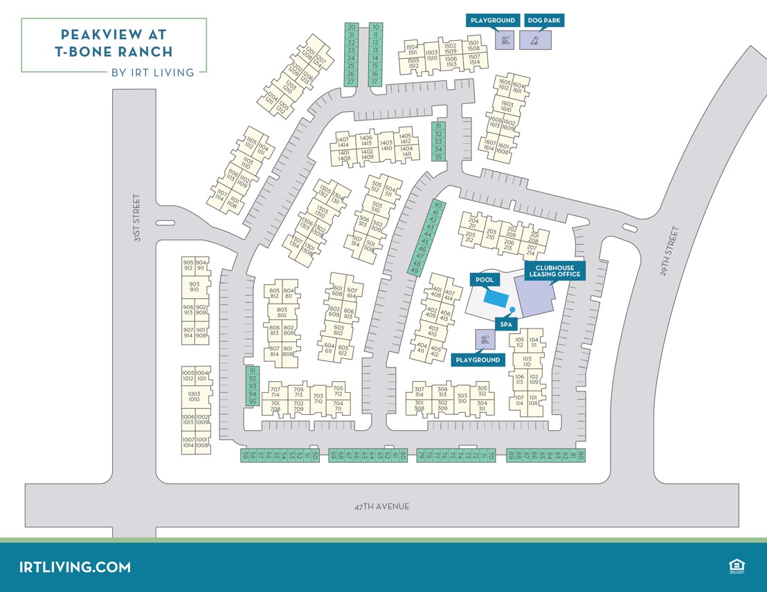 PeakView at T-Bone Ranch - Community Map