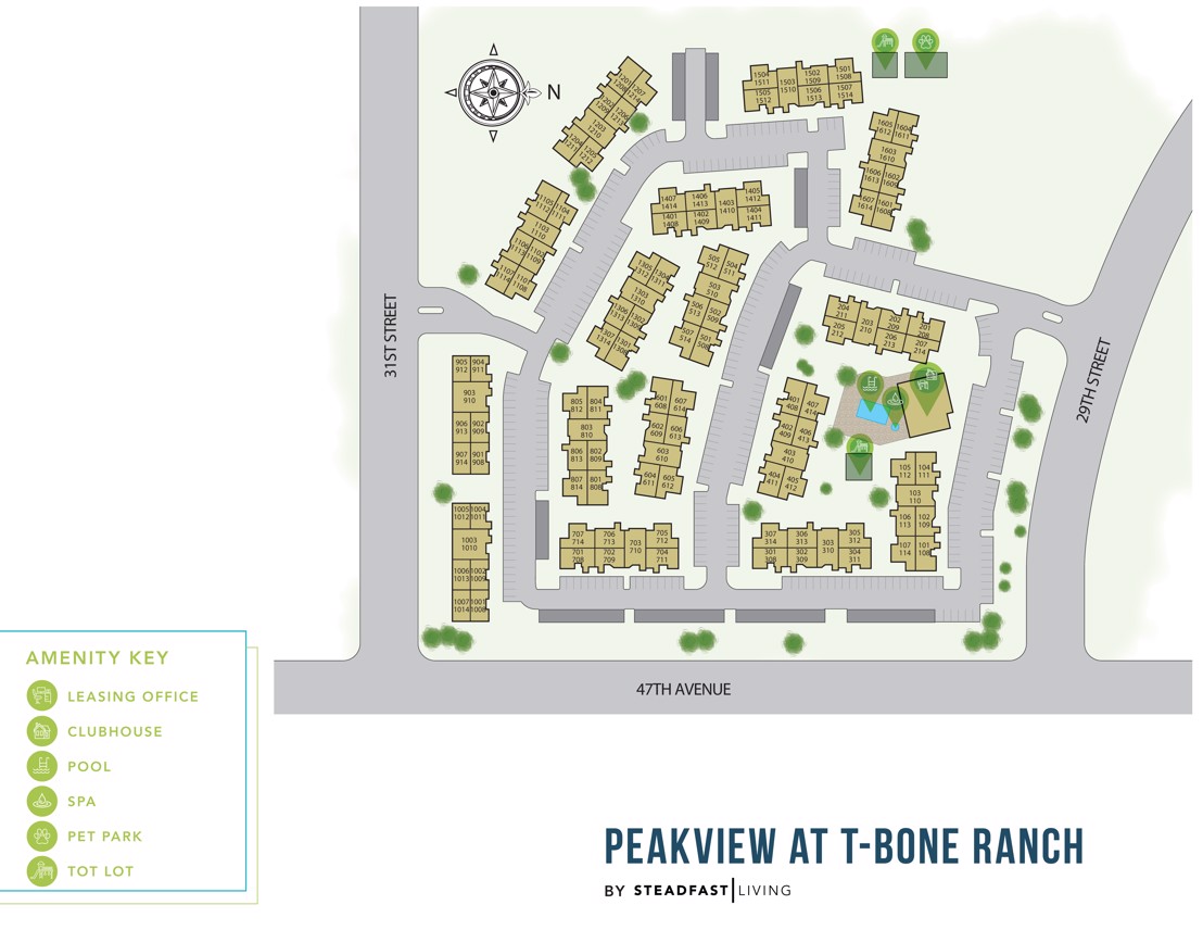 PeakView at T-Bone Ranch - Community Map