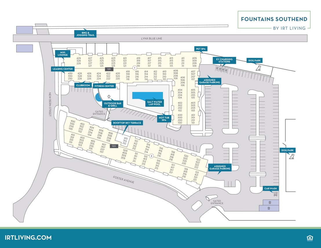 Fountains Southend - Community Map