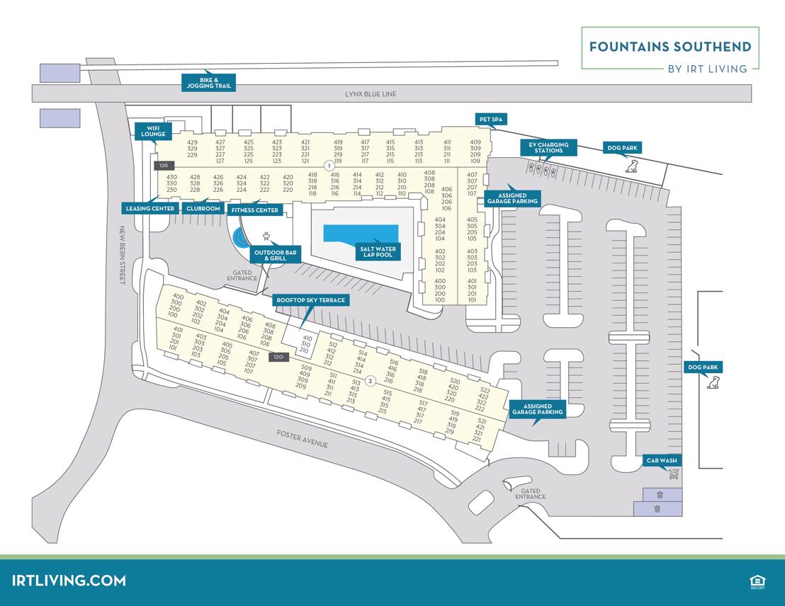 Fountains Southend - Community Map