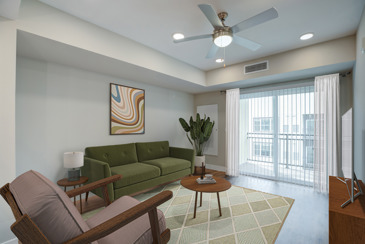 Flatiron Flats - Living Room