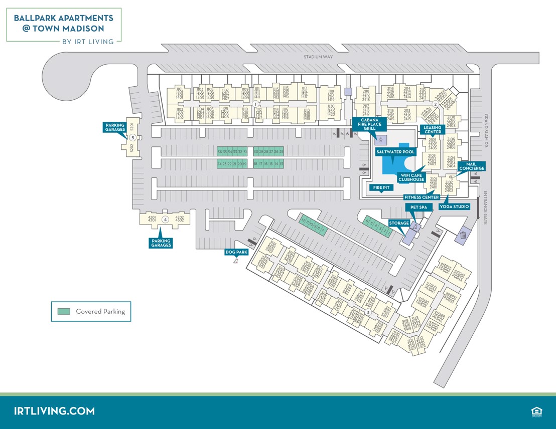 Ballpark Apartments @ Town Madison - Community Map