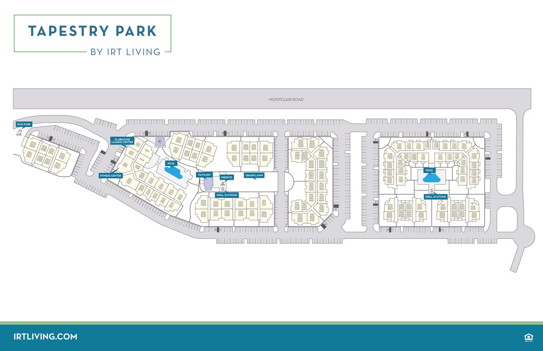 Tapestry Park - Community Map