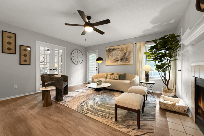 Open Concept Living with Designer Touches