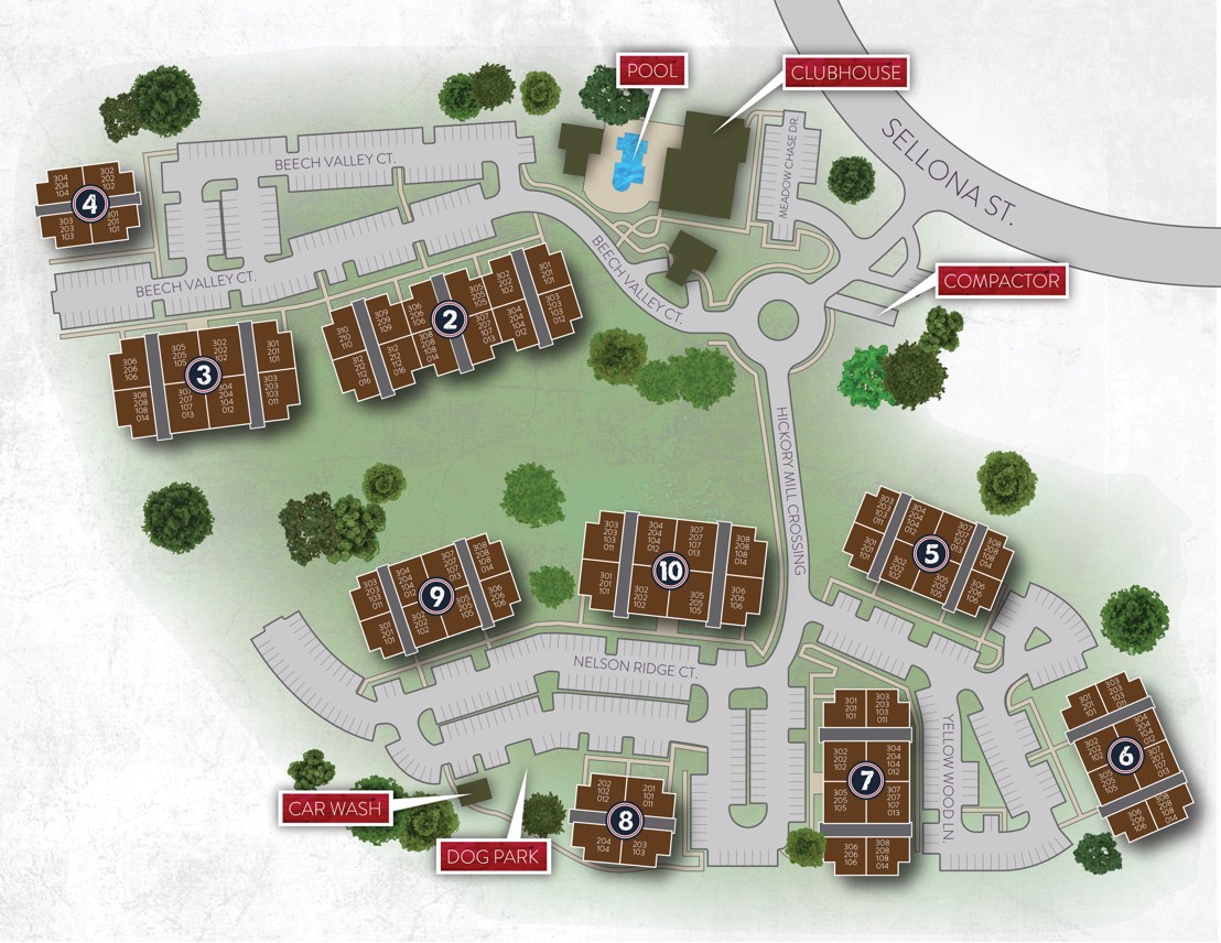 Waterstone at Brier Creek - Community Map