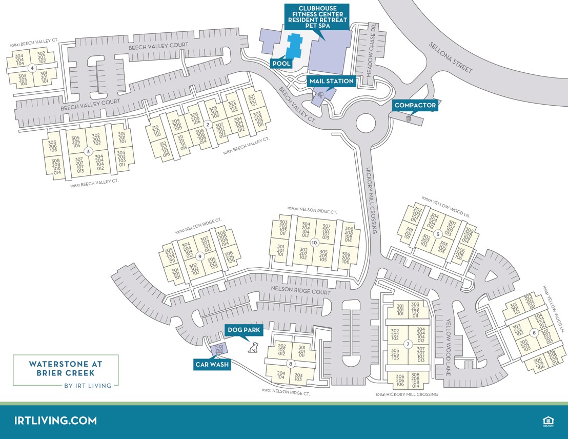 Waterstone at Brier Creek - Community Map