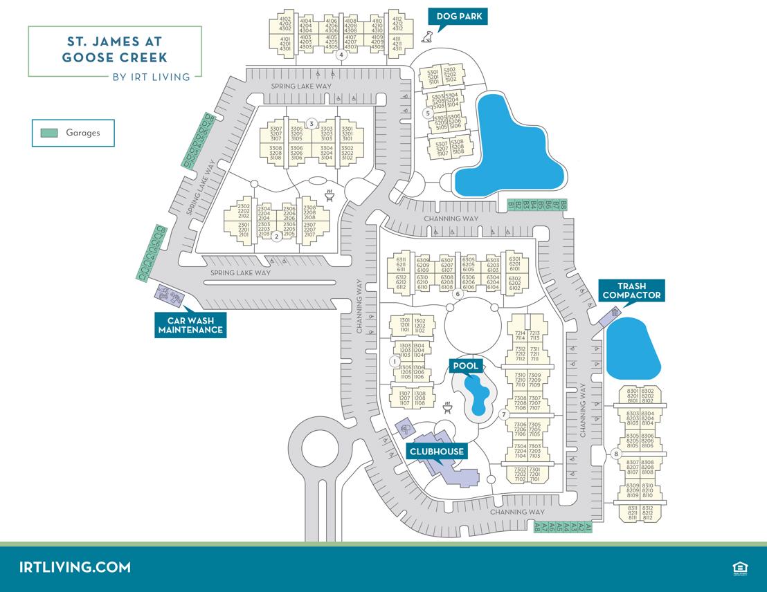 St. James at Goose Creek - Community Map