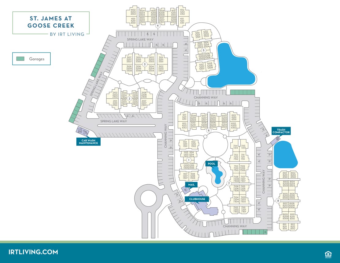 St. James at Goose Creek - Community Map