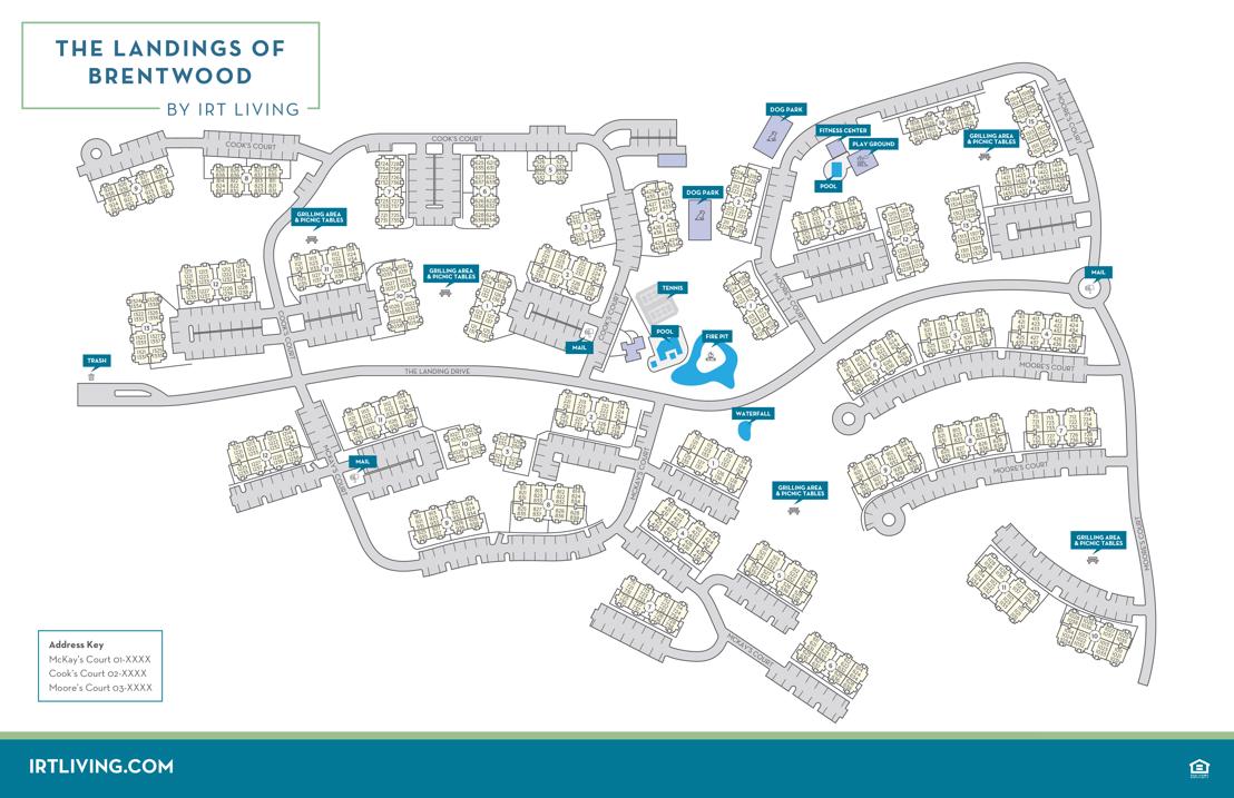 The Landings of Brentwood - Community Map